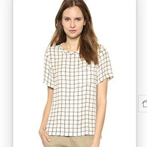 Theory Women's Broxlin W Top, Multi, Small